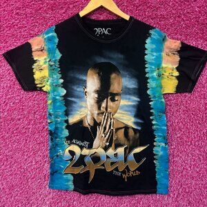 Tupac Me Against the World Tie Dye Tshirt Size Small